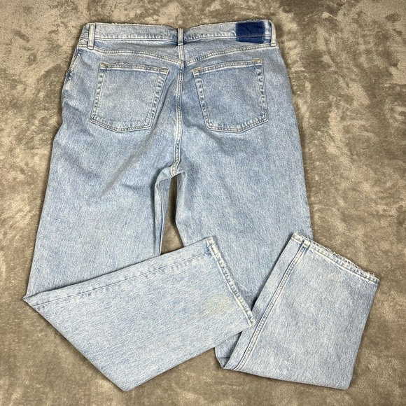 Abercrombie&Fitch Jeans Womens 34 The 90s Straight Ultra High Rise Criss Cross - Picture 5 of 13